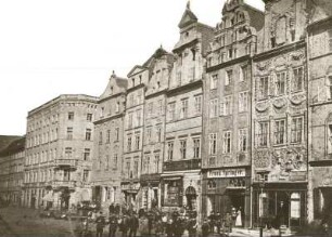Neiße (heute: Nysa), Ring (Rynek), Reproduktion einer Aufnahme um 1860