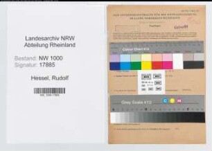 Entnazifizierung Rudolf Hessel, geb. 29.03.1914 (Kaufm.Angest.)