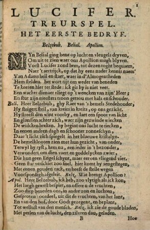 I. V. Vondels Lucifer : Treurspel