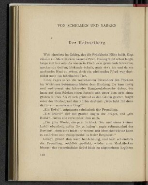 Von Schelmen und Narren