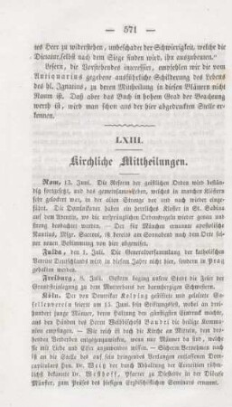571-574 Kirchliche Mittheilungen