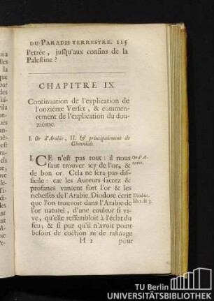 Chapitre IX. Continuation de l'explication de l'onziéme Verset, & commencement de l'explication du douziéme.