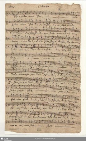 Stimmensatz [Schreiber: Opitz, J. S.; u.a.]