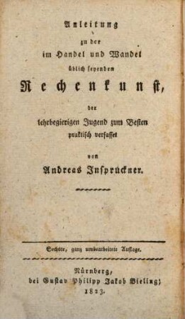 Aufgabensammlung zu D. Heinrich Stephani's Rechenunterricht zweiten und dritten Kursus, für Nürnbergs Volksschulen bearbeitet. 2