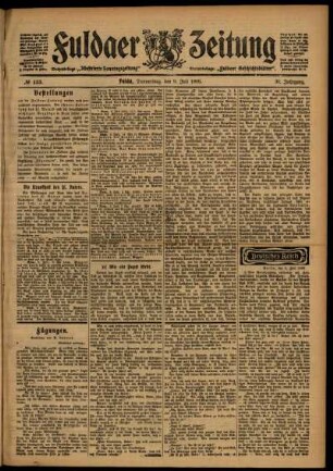 Ausgabe vom Donnerstag, den 09. Juli 1903.