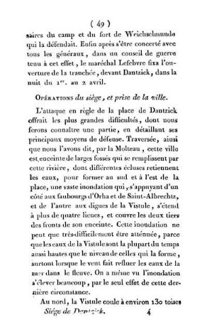 Opérations du siège, et prise de la ville.