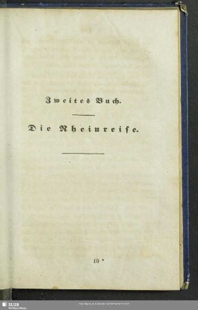 Zweites Buch. Die Rheinreise
