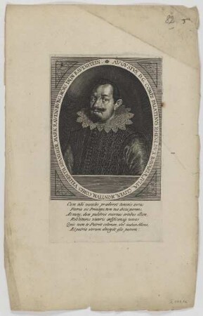 Bildnis des Avgvstvs, Pfalzgraf zu Sulzbach
