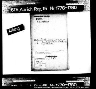 Die Bewilligung einer Staatsbeihilfe zur Auswanderung des Harm Friedrich Haak nach Amerika