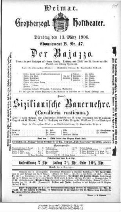 Der Bajazzo