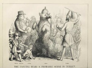 The dancing bear - a probable scene in Turkey