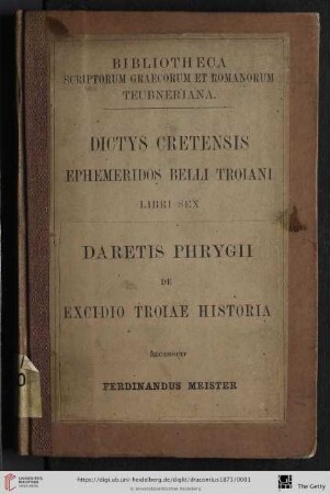 Dracontii Carmina minora : plurima inedita ex codice Neapolitano