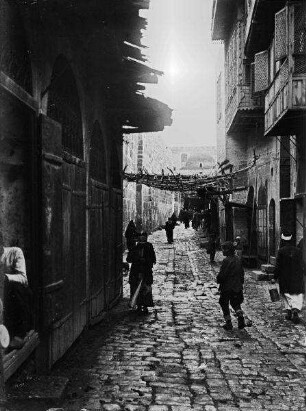 Aleppo, Straße im Bazar