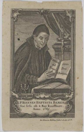 Bildnis des Ioannes Baptista Bamer