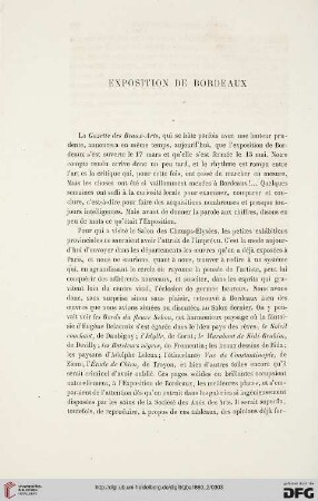 6: Exposition de Bordeaux