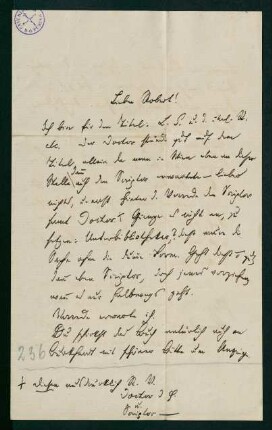 Brief vom 14. Mai 1878