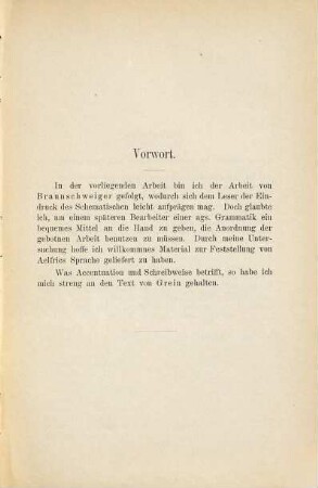 Die Flexion des Verbums in Aelfrics Heptateuch und Buch Hiob ...