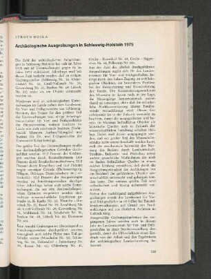 Archäologische Ausgrabungen in Schleswig-Holstein 1975.