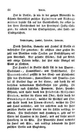 Beschäftigung, Handel, Fabriken, Gewerbe