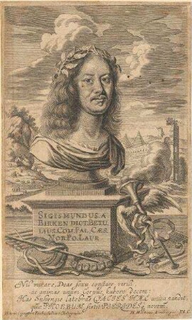 Sigismundus a Birken dictus Betulius, Hof-Pfalzgraf und Poeta Laureatus