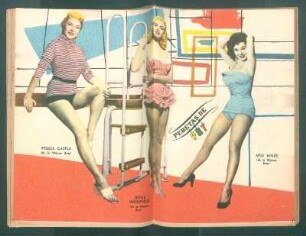 Peggie Castle, Joyce Mansfield, Meg Miles - [Ilustración] : Pebetas de PBT