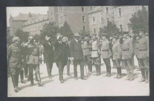 Besuch des Reichswehrministers Gustav Noske in Karlsruhe, 5. August 1919