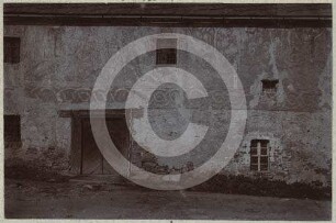 Wirtschaftsgebäude der Burg Tzschocha