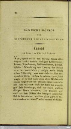 Dänische Könige Vor Einführung des Christenthums