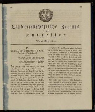 Monat März 1831