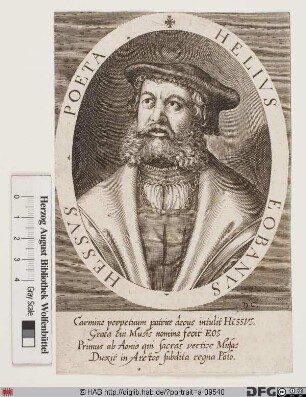Bildnis Helius Eobanus Hessus (eig. Eoban Koch)