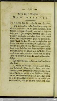 Neunter Abschnitt. Vom Weinbau