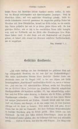 431-444 Gefälschte Kunstwerke