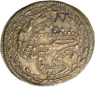 Jeton auf die Krönung Ferdinands II. zum römischen König, 1619