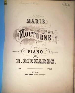 Marie : Nocturne pour piano
