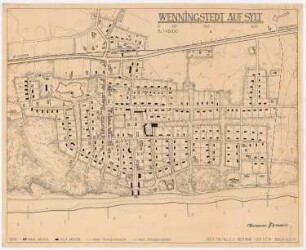 Revision des Bebauungsplans Wenningstedt auf Sylt: Lageplan 1:2000