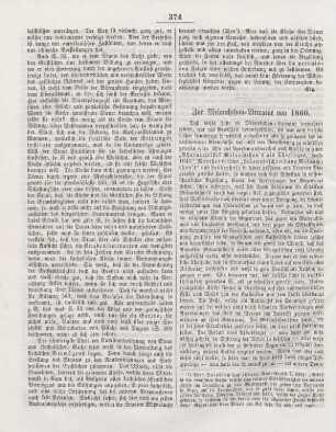374-376 Zur Melanchthon-Literatur von 1860