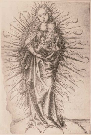 Madonna mit Strahlenkranz