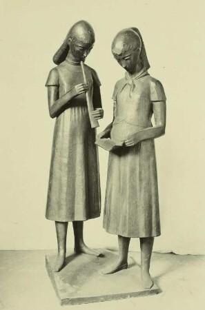 Musizierende Mädchen (Figurengruppe für eine Arbeitersiedlung)