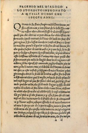Dialogo de la bella Creanza de le Donne