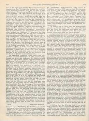211-213 [Rezension] Arnold, August, Der Ursprung des christlichen Abendmahls im Lichte der neuesten liturgiegeschichtlichen Forschung