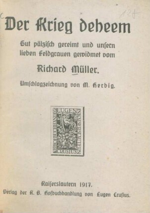 Der Krieg deheem