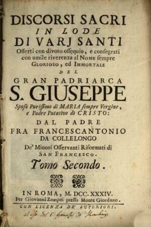 Discorsi sacri