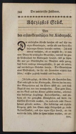 Achtzigstes Stück