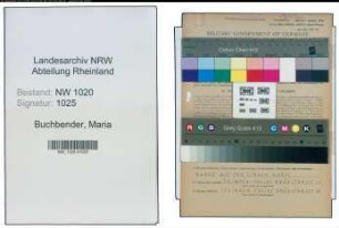 Entnazifizierung Maria Buchbender , geb. 05.07.1892 (Haendlerin)