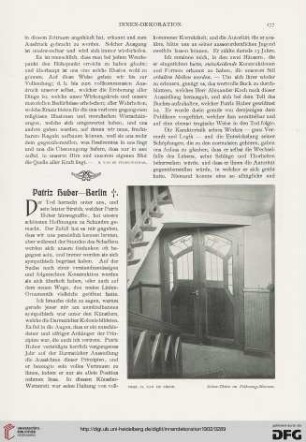 Patriz Huber, Berlin