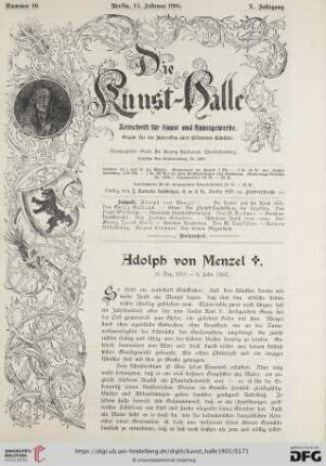 Nummer 10 (15. Februar 1905)