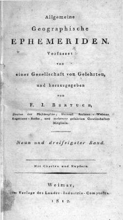 Nchricht von einem Etablissement auf der bisher unbewohnten Insel Pittcairn, im grossen Ocean