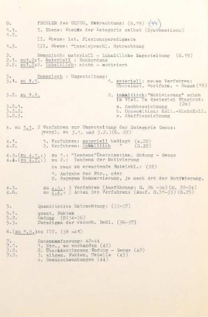 17b, Inhaltsverzeichnis