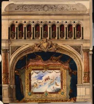 Volkstheater Schinkelwettbewerb 1892: Bühne