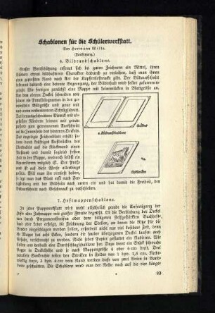 Schablonen für die Schülerwerkstatt : (Fortsetzung)